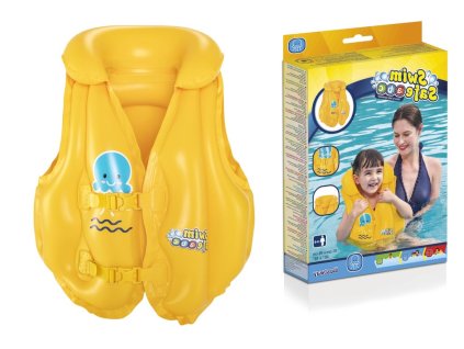 Nafukovacia plavecká výuková vesta 51 cm x 46 cm Bestway 32034