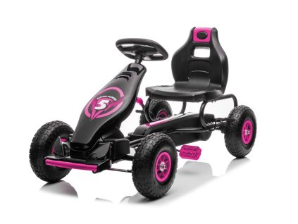 Dětská šlapací motokára G18 modrá03