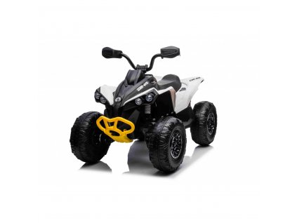 Dětská elektrická čtyřkolka Maverick ATV 2x200W bílá01