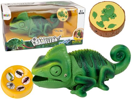 Chameleon na dálkové ovládání 28 cm zelený1