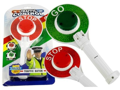 Dvojstranný Svetelný Policajný Dopravné Lollipop