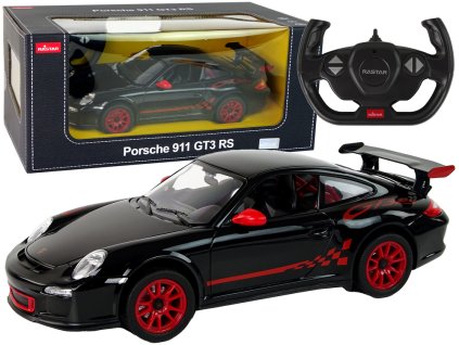 Elektrické autíčko R/C Porsche 911 GT3 RS 1:14 Rastar v čiernej farbe