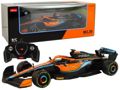 Elektrické autíčko R/C Závodné McLaren F1 1:18 Oranžový