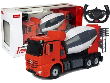 Auto na dálkové ovládání RC Mercedes Arocs 114 červené (2)