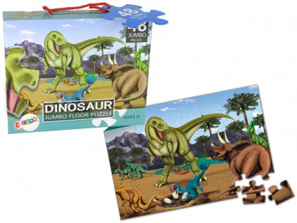 Puzzle pre deti skladačka Dinosaury 48 prvkov