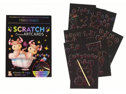 Zdrapyvacia Omaľovánka Pre Deti Zvieratká