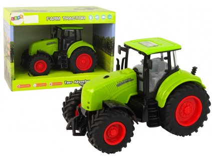 199641 traktor s efekty zeleny