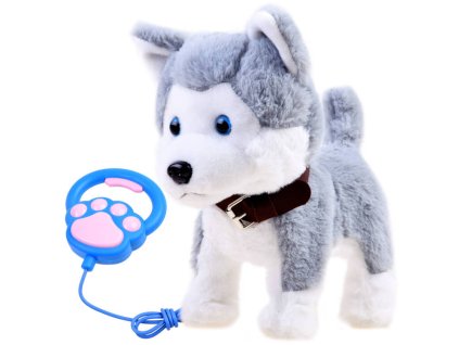 Interaktivní pejsek Husky na vodítku1