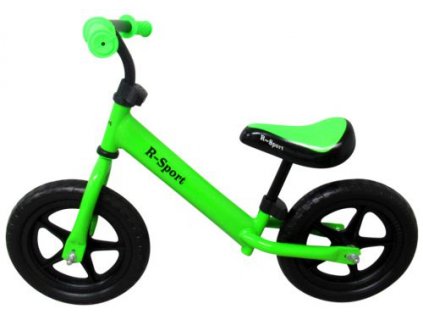 Odrážadlo R7 Zelené R-Sport s 12-palcovými EVA kolesami a ložiskom vo volante