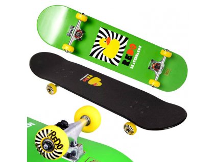 204512 dreveny skateboard redo rubber duck