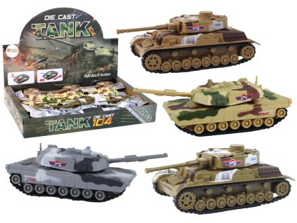 205547 hlinikovy tank s frikcnim pohonem ruzne barvy