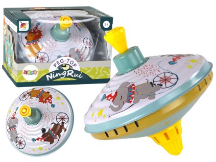 Kovová rotujúca káča Cirkusová klasická hračka