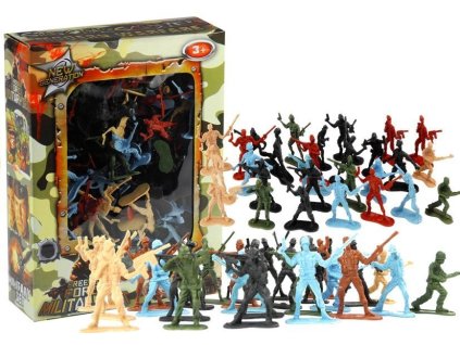 Veľká vojenská sada vojačikov