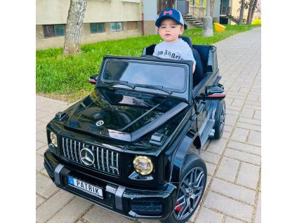 mamido Elektrické autíčko Mercedes G63 AMG černé 9