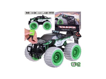 208837 6 auticko monster snake 4x4 na dalkove ovladani rc s efekty rc0633 zelene