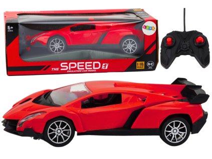 212737 1 16 rc sportovni auto na dalkove ovladani cervene