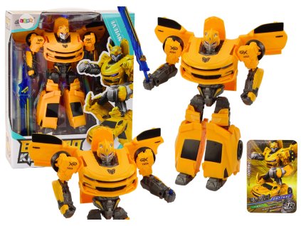 Auto-Robot 2v1 Transformácia Športové Žltý