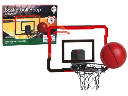 Basketbalový kôš pre deti s tabuľou a počítadlom + lopta sada