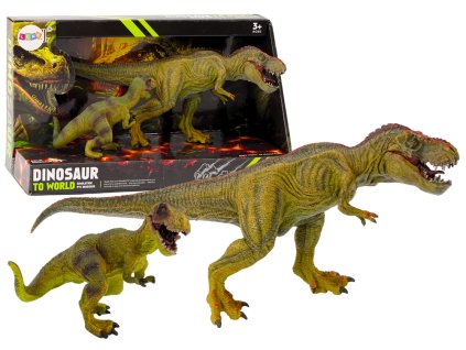 212575 figurky dinosauru tyranosaurus s mladetem sada 2 ks