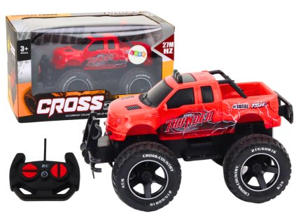212701 rc terenni auto na dalkove ovladani 1 18 cervene