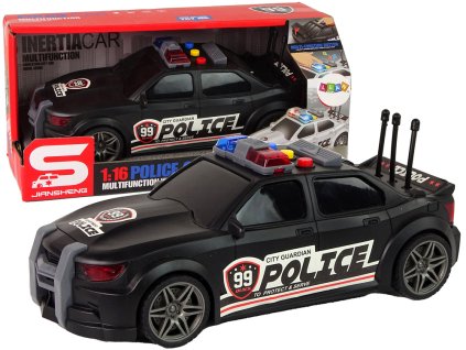 209884 sportovni policejni auto 1 16 cerne se zvukem