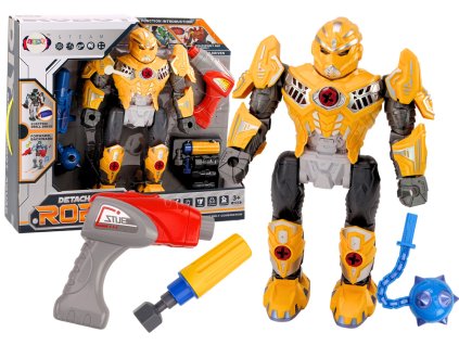 212062 sroubovaci robot s vrtackou a sroubovakem se svetly a zvuky zluty