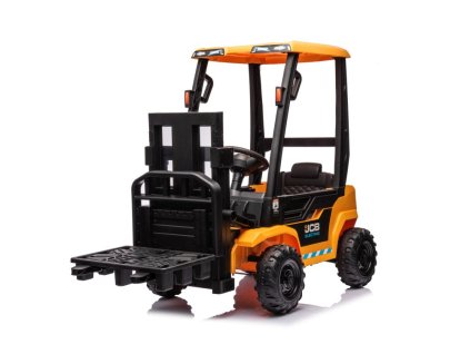 210358 14 detsky elektricky vysokozdvizny vozik jcb zluty