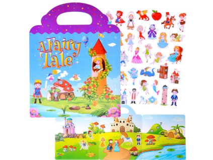 216862 pohadkove album s nalepkami zamek princezny nalepky