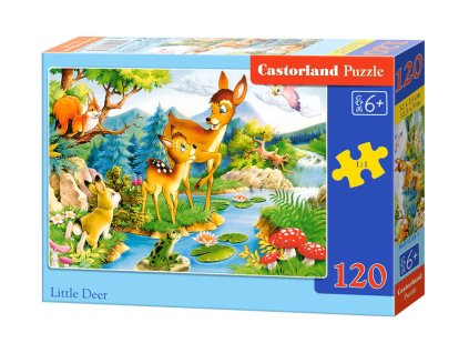 215281 puzzle 120 dilku maly jelen