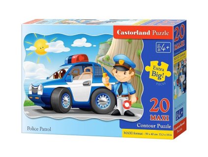 215341 puzzle 20 dilku maxi policie hlidka