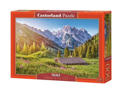 215242 puzzle 500 dilku leto v alpach
