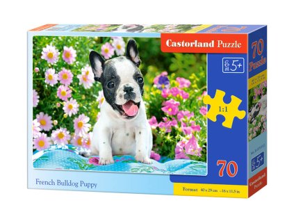 215695 puzzle 70 dilku stene francouzskeho buldocka