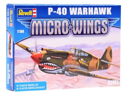 214405 revell micro wings model p 40 warhawk 1 144
