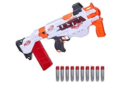 218092 velka sada automaticka pistole nerf ultra focus s penovymi naboji