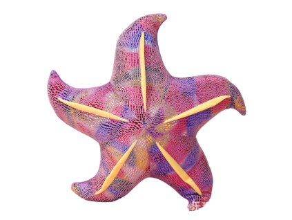 Plyšová hviezdica vankúš 20 cm fialová