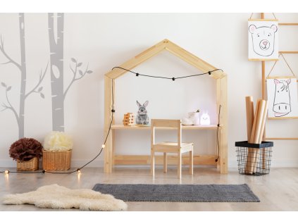 222996 detsky pracovni stul domecek adeko 40x100 cm