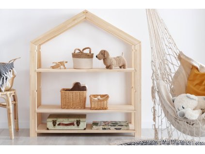 RGD 40x100 cm Detský regál domček ADEKO