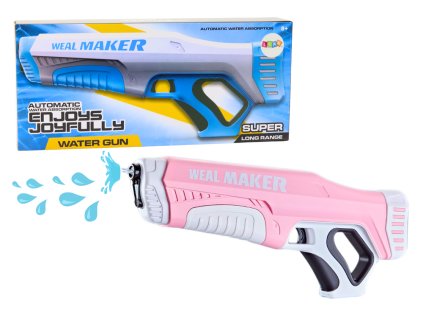Automatická vodná pištoľ 350 ml ružová