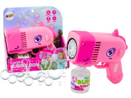 Bublifuk pištole jednorožec ružový