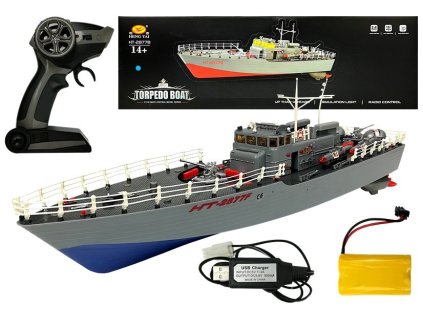 loď na dálkové ovládání torpedo boat (2)