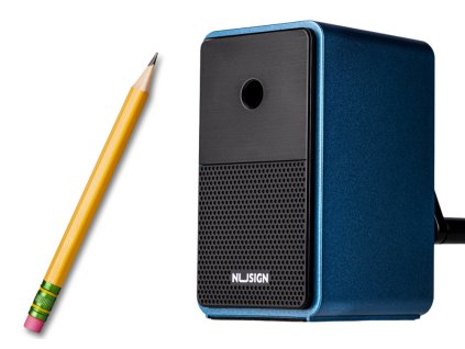 Stolové strúhadlo so zásobníkom modré