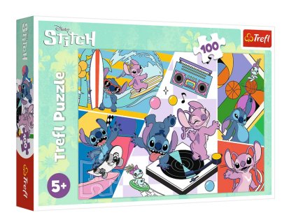Puzzle Lilo a Stitch spomienky 100 dielikov Trefl