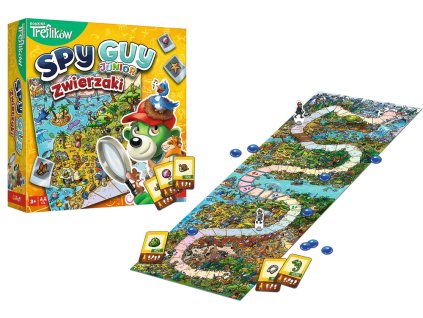 Hra Spy Guy Junior Treflíci zvieratká Trefl