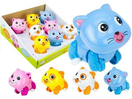 Naťahovacie mačiatka chodiace a vrtiace chvostíkom