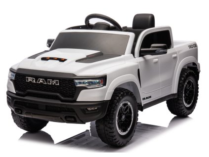 Dětské elektrické autíčko Dodge Ram bílé02