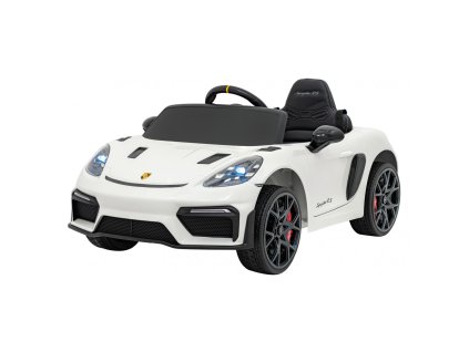 Elektrické autíčko Porsche Spyder RS 718 lakované bílé101