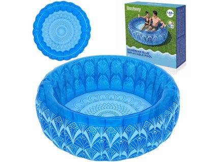 pol pl Bestway Dmuchany basen BOHEMIAN BLUE 2 uchwyty na kubek 168x53cm 54479 22054 12