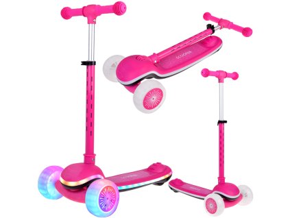 pol pl Balansowa hulajnoga SCOOTER 3 kolowa KOLOROWE SWIATELKA i MUZYKA SP0812 21883 11