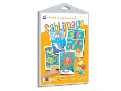 240726 sada obrazku sablimage piskove obrazky ryby a delfini