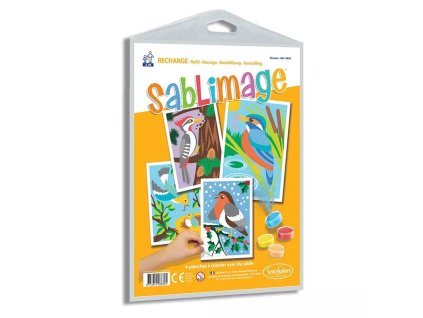 240732 sada obrazku sablimage piskove obrazky ptaci